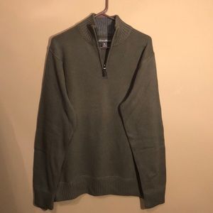 Men’s Eddie Bauer Large 1/4 Zip Up Sweater